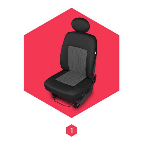 Autositzbezug Universal Schonbezug Sitzschoner BUS für Nissan Interstar 1Stk.