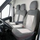 Autositzbezüge Universal Schonbezüge Sitzschoner BUS für Ford Transit -2014 1+2
