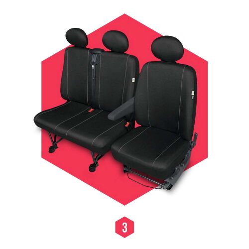 Autositzbezüge Universal Schonbezüge Sitzschoner BUS für Ranault Mascot 1+2