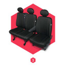 Autositzbezüge Universal Schonbezüge Sitzbezüge BUS für Renault Master -2010 1+2