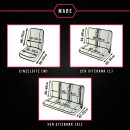 Autositzbezüge Universal Schonbezüge Bezug Sitzschoner BUS für Iveco Daily 1+2+3