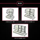 Autositzbezüge Universal Schonbezüge Sitzschoner BUS für Toyota Hiace 1+2+3