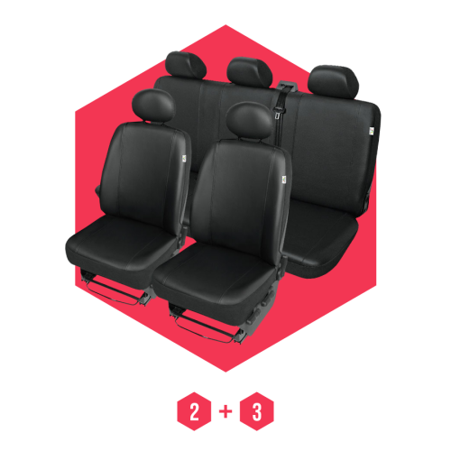 Autositzbezüge Universal Schonbezüge Bezug BUS für Volkswagen T6 2015- 5-Sitzer