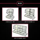 Autositzbezüge Universal Schonbezüge Bezug Sitzschoner BUS für Iveco Daily 1+2+4
