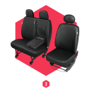 Autositzbezüge Universal Schonbezüge Bezug BUS für Nissan Cabstar 1+2 mit Tisch