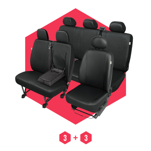 Autositzbezüge Universal Schonbezüge Bezug BUS für Iveco Daily 1+2+3 mit Tisch