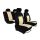 Autositzbezüge Maß Schonbezüge Sitzschoner für Citroen Jumpy II (07-16) 9-Sitze