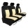 Autositzbezüge Maß Schonbezüge Sitzschoner für Ford Transit Custom (12- ) 1+2