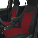 Autositzbezüge Maß Schonbezüge Sitzbezug für Volkswagen T5 DoKa (03-15) 6-Sitze