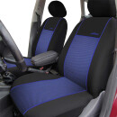 Autositzbezüge Maß Schonbezüge Sitzschoner für Fiat Doblo II (06-10) 7-Sitze