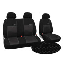 Autositzbezüge Maß Schonbezüge Sitzschoner für Peugeot Expert II (07-16) 1+2