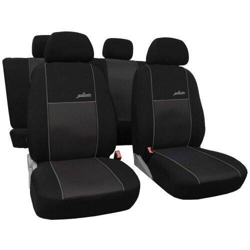 Auto Sitzbezüge Sitzauflage für Toyota Corolla Auris Yaris Aygo Schwarz Rot  1x
