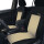 Autositzbezüge Maß Schonbezüge Sitzbezug für Mitsubishi L200 IV (06-15) 4-Sitze