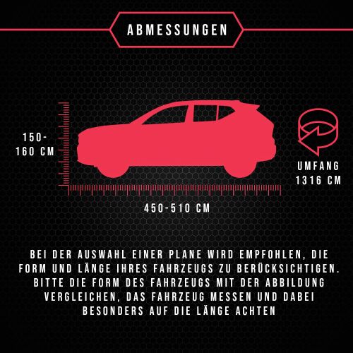 Autoabdeckung Winter Hagelschutz Für VW Tiguan SUV 2016-2020 2021