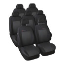 Autositzbezüge Maß Schonbezüge Sitzschoner für Opel Zafira B (05-14) 7-Sitze