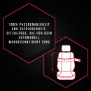 Autositzbezüge Maß Schonbezüge Sitzschoner Auto für Audi A4 B6 S-Line (00-06)