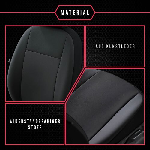 Autositzbezüge Maß Schonbezüge Sitzschoner Sitzauflagen für Ford B-Max  (12-17)