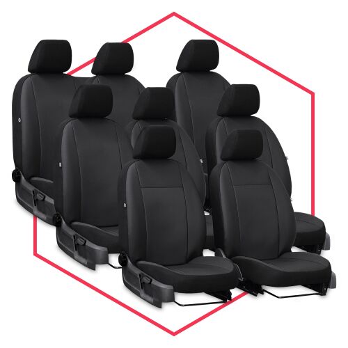 Autositzbezüge Maß Schonbezüge Sitzbezug für Ford Tourneo Custom (12- ) 8- Sitze