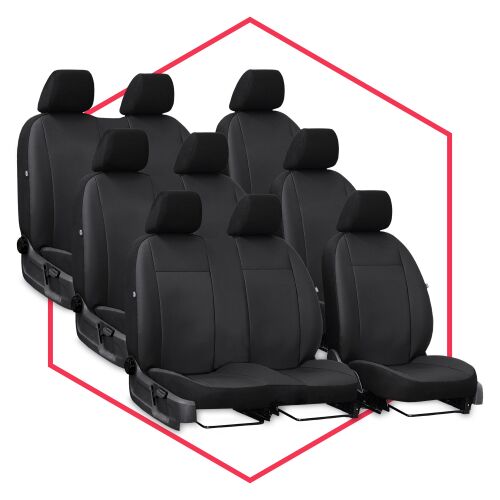Autositzbezüge Maß Schonbezüge Sitzschoner für Ford Transit V (00-06) 9-Sitze