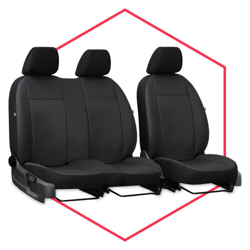 Autositzbezüge Maß Schonbezüge Sitzschoner für Volkswagen Crafter (17- ) 1+2