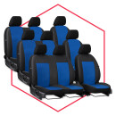 Autositzbezüge Maß Schonbezüge Sitzschoner für Opel Vivaro B (14-19) 9-Sitze