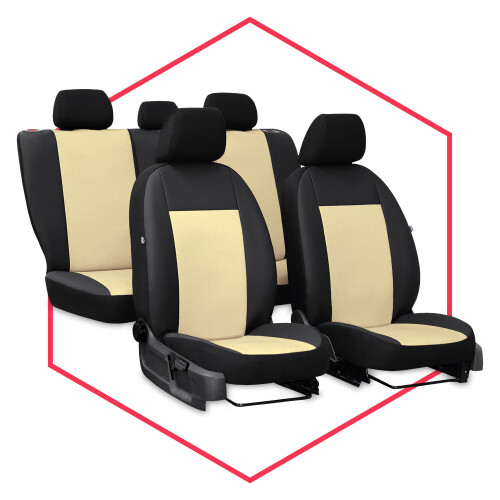 Autositzbez&uuml;ge Ma&szlig; Schonbez&uuml;ge Sitzbezug f&uuml;r Toyota Yaris III FL Hybrid (14-19)