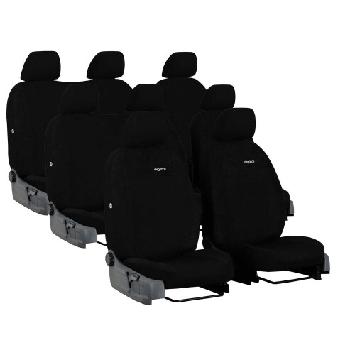 Autositzbezüge Maß Schonbezüge Sitzschoner für Citroen Jumpy II (07-16) 8-Sitze