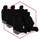 Autositzbezüge Maß Schonbezüge Sitzbezug für Ford Transit Custom (18- ) 8-Sitze