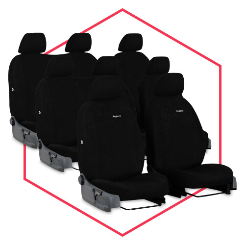 Autositzbezüge Maß Schonbezüge Sitzschoner für Opel Vivaro B (14-19) 8-Sitze