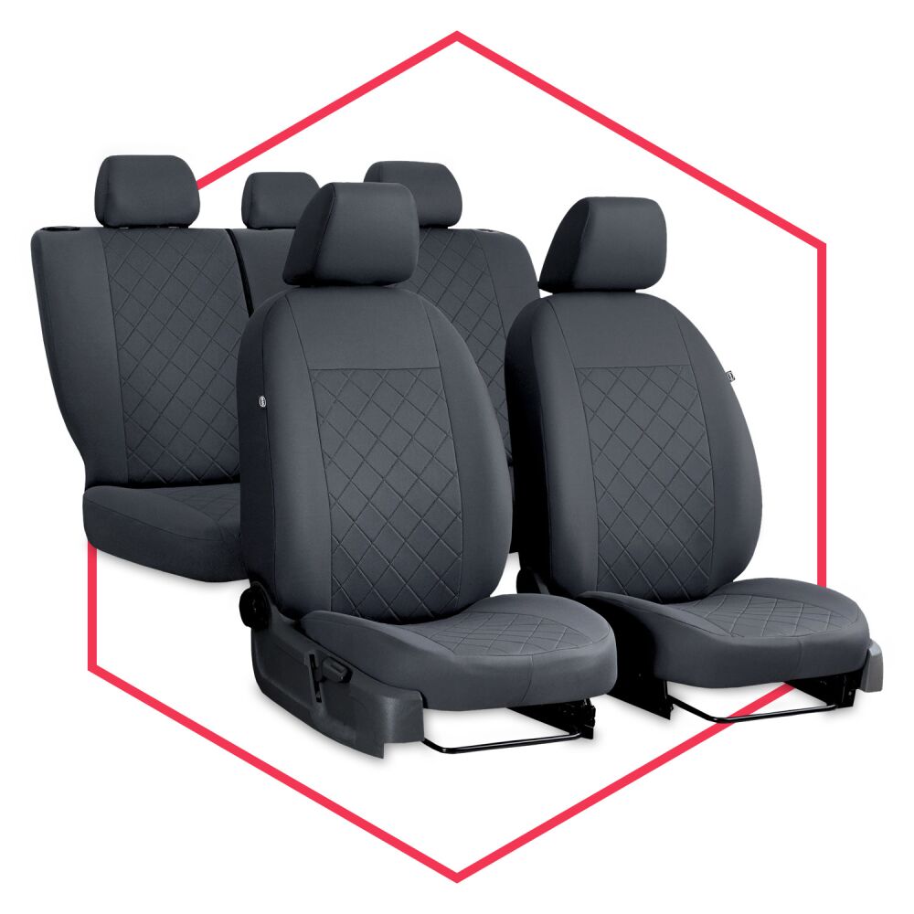 Autositzbezüge Maß Schonbezüge Sitzschoner Sitzbezug für Fiat Panda II  (03-12)