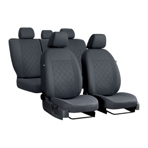 Autositzbezüge Schonbezüge Sitzbezug Set Auto Schwarz für Ford Focus 3 III  (11-)