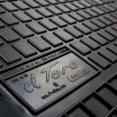 Gummi Fußmatten für Fiat Tipo Sedan 16- | Set Matten Schwarz Rand Passform