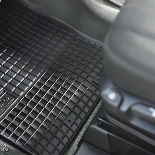 Design Gummi Fußmatten mit erhöhtem Rand passend für Ford Fiesta 5