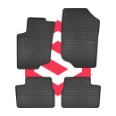 Gummi Fußmatten für Peugeot 207 06-12 | Set...