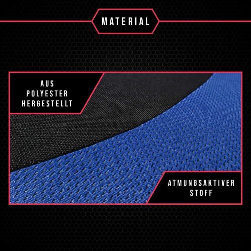 ergonomische Universal Polyester Auto Sitzauflage Gerini blau