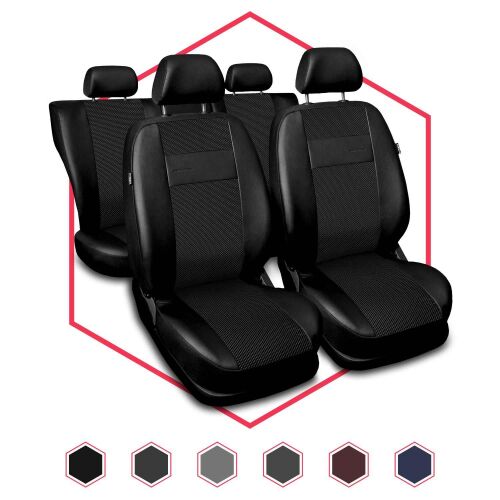 Universal Autositzbezüge für Nissan Micra Grau Sitzbezug Autositz Schonbezüge