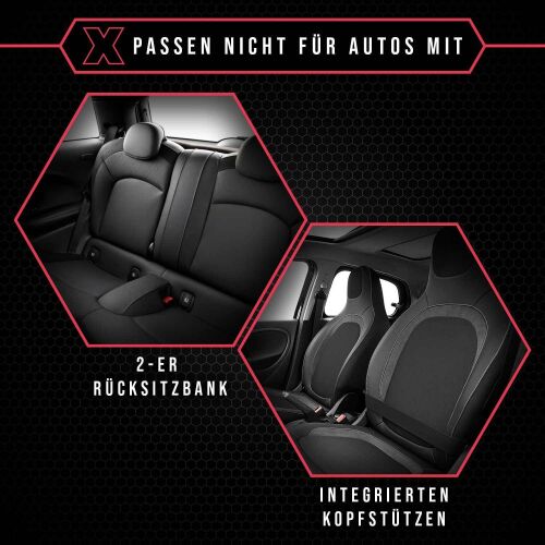 Autositzbezüge Leder Universal Set für MG Express/Maestro/Magnette