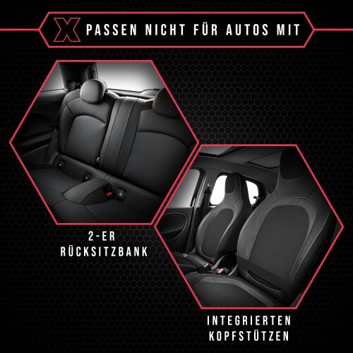Hochwertiges Universal-Autositzbezug-Set Aus Kunstleder, Sitzkissen Für 5  Sitze Vorne Und Hinten, Vollständig Umschlossener
