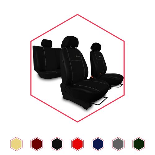 3er Set Saferide Autositzbezüge PKW universal Auto Sitzbezüge Bezug Kunstleder 
