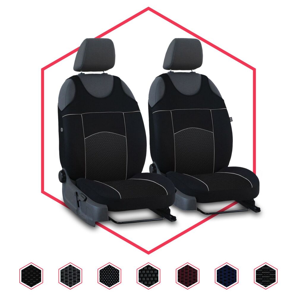 Kaufe Schalensitzbezüge vorne und hinten, universell, 2 Stück,  Autositzschutz für Peugeot 107