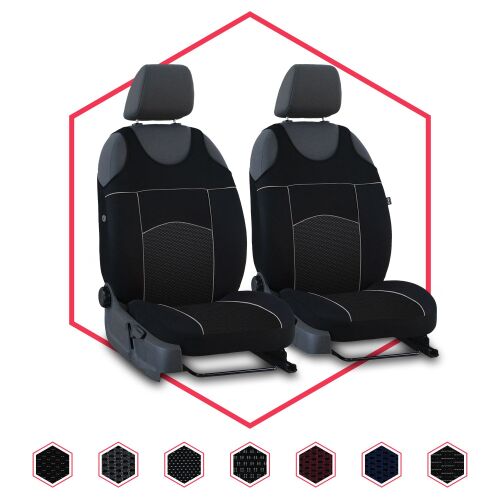 YangD Autositzbezüge Vordersitze, Universal Sitzbezüge Auto for Fahrersitz  und Beifahrer Aus Schonbezüge 4Pcs (Color : Leopard)