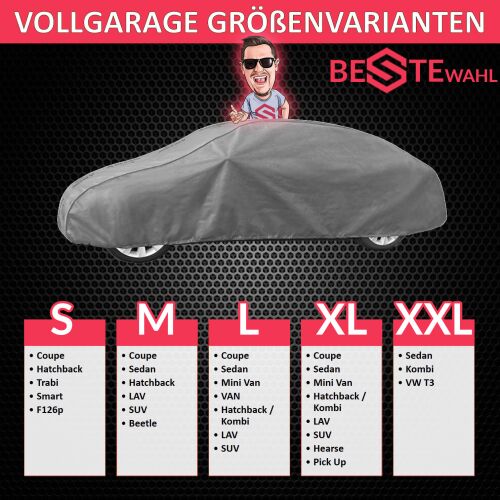 Autogarage für Volkswagen Fox (03-11) Vollgarage Auto Schutzhülle
