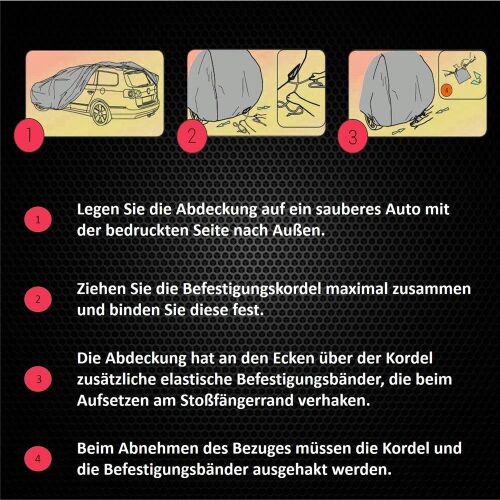 Autogarage Vollgarage Auto Schutzhülle Car Cover Autoabdeckung Atmungsaktive