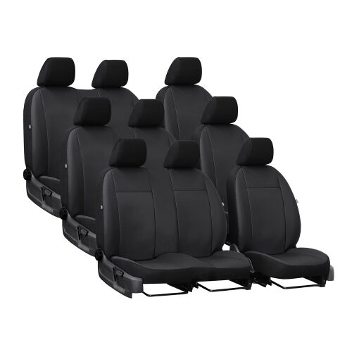 Autositzbezüge Maß Schonbezüge Sitzschoner Auto für Opel Vivaro C (19-) 6- Sitze