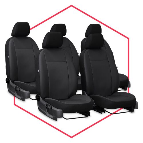 Autositzbezüge Maß Schonbezüge Sitzschoner für Volkswagen Caddy V (21-)  5-Sitze