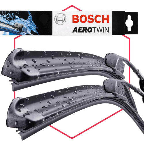 Original Bosch AEROtwin Satz Scheibenwischer Set 530/530mm für Skoda/VW
