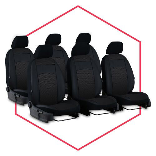Autositzbezüge Maß Schonbezüge Sitzbezug für Ford Transit Custom (12- )  8-Sitze