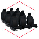 Autositzbezüge Maß Schonbezüge Sitzschoner für Opel Vivaro B (14-19) 9-Sitze