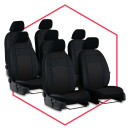 Autositzbezüge Maß Schonbezüge Auto für Volkswagen Caddy III (04-15) 7-Sitze