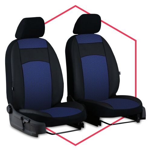 Autositzbezüge Maß Schonbezüge Sitzbezug für Smart ForTwo I (98-07) Blau